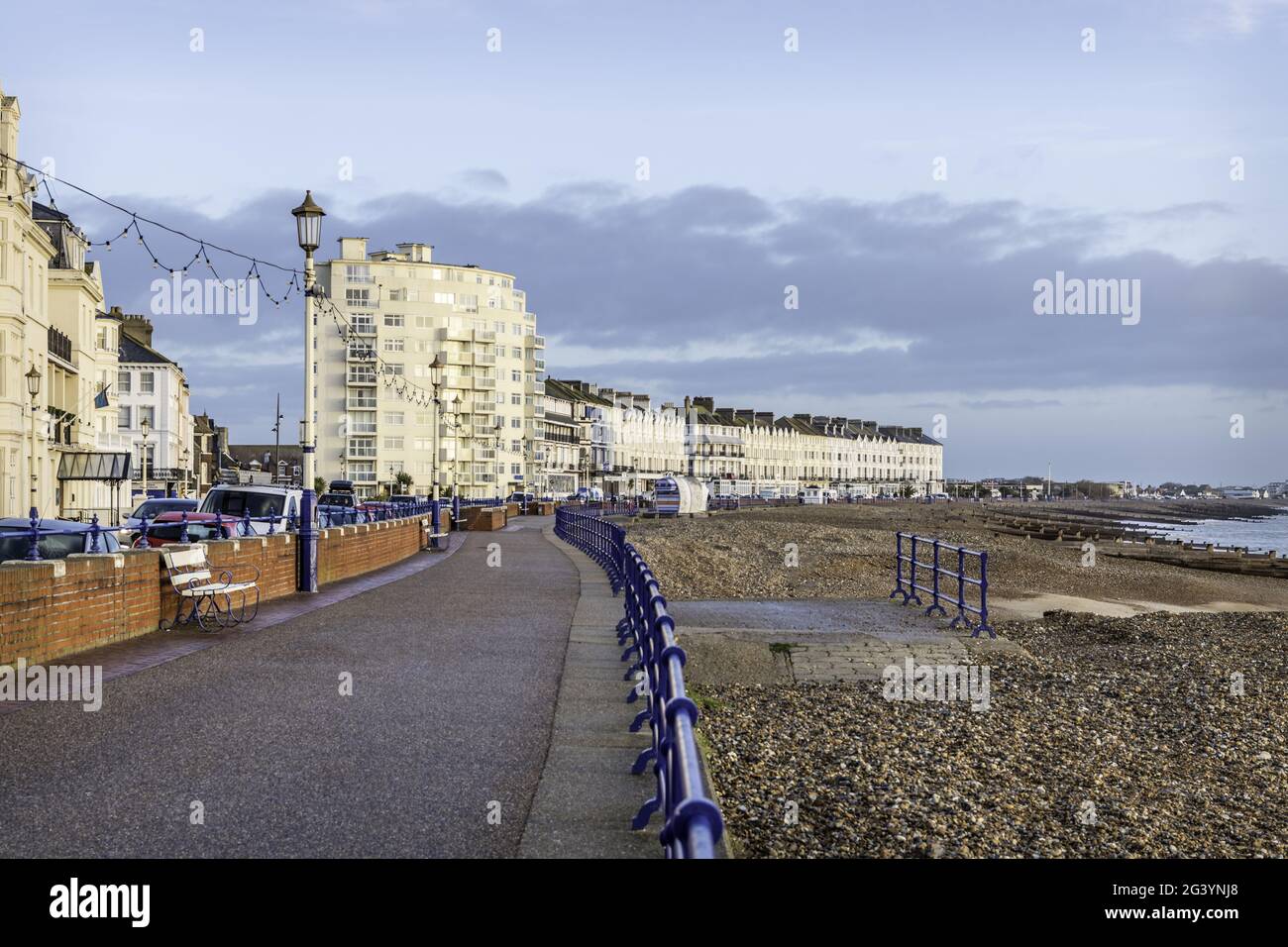 Eastbourne Sea Front Stock Photo