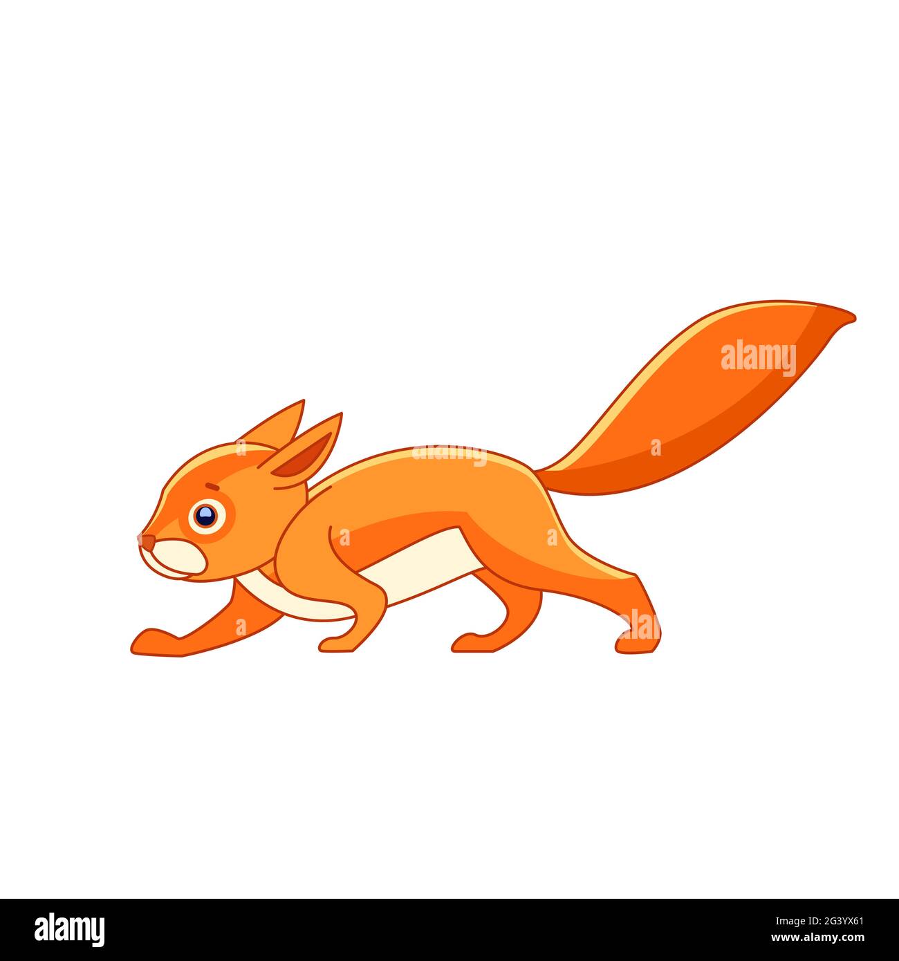 Cute red squirrel walking. Cartoon character of a small mammal animal. A wild forest creature with red, orange fur. Side view. Vector in flat style Stock Vector Image & Art - Alamy Cute red squirrel walking. Cartoon character of a small mammal animal. A wild forest creature with red, orange fur. Side view. Vector in flat style Stock Vector Image & Art - Alamy