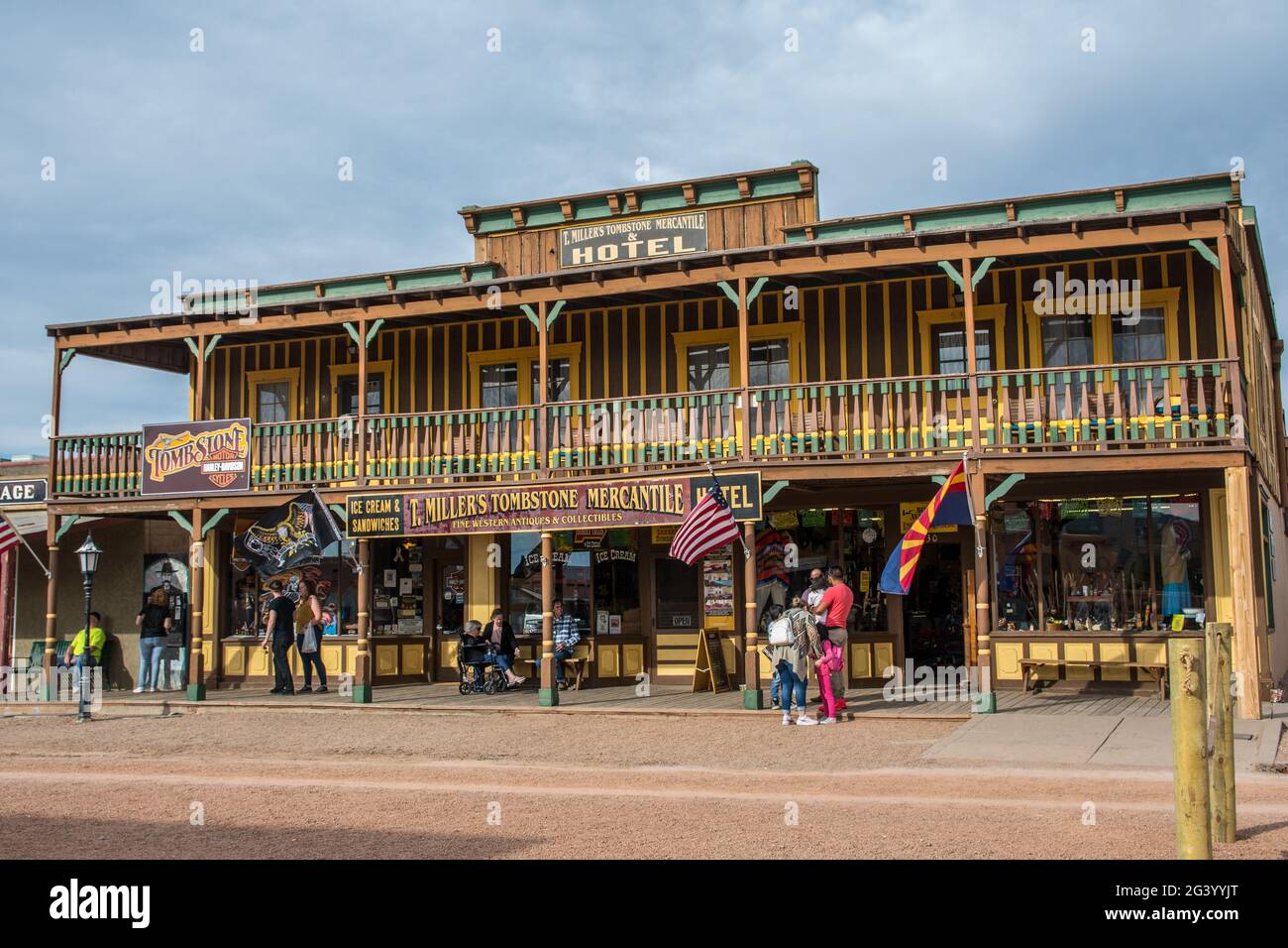 A western collectors paradise in Tombstone, Arizona Stock Photo