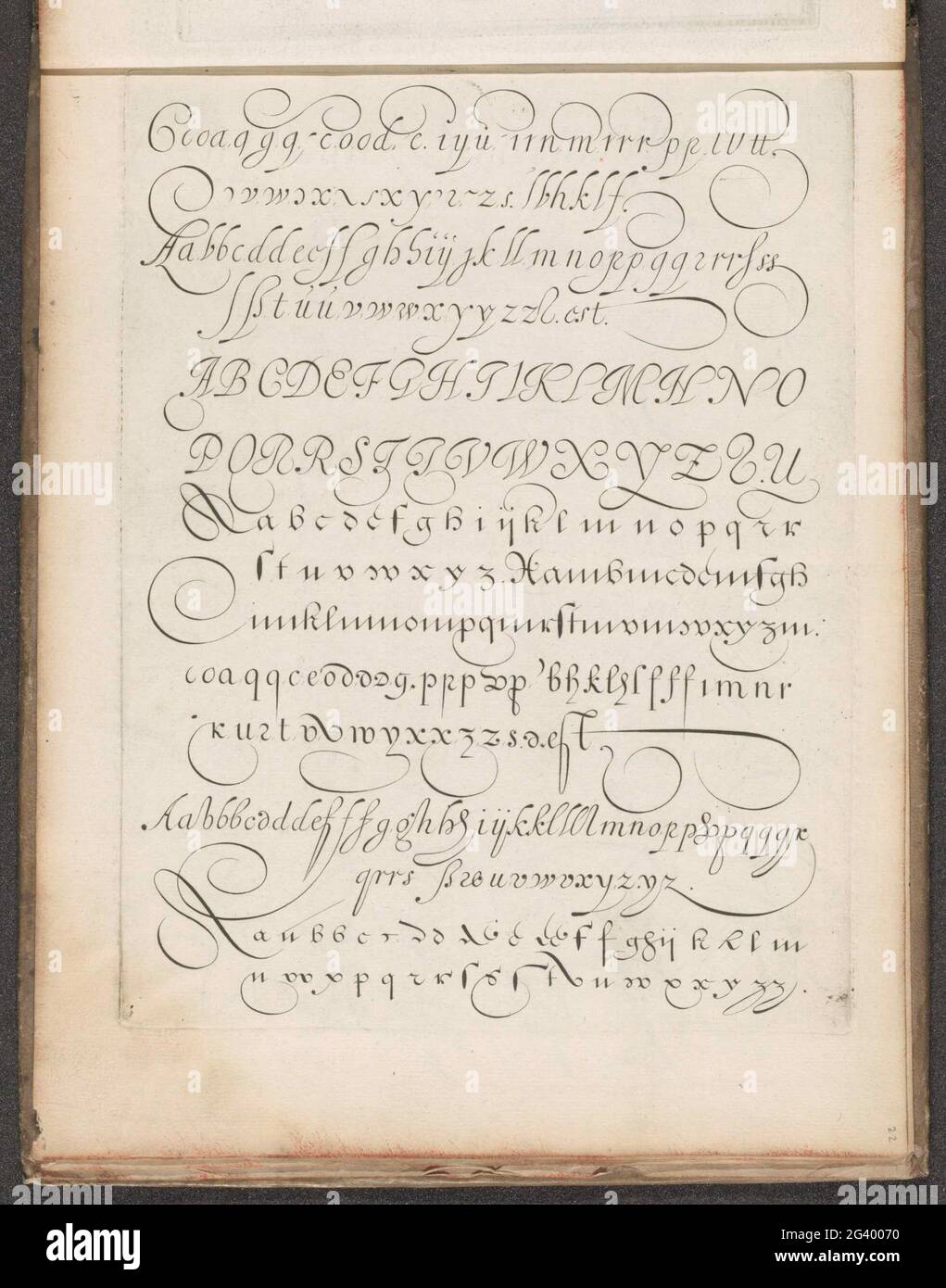 Write example with a few times the alphabet; Copy-Boeck Interporting ...