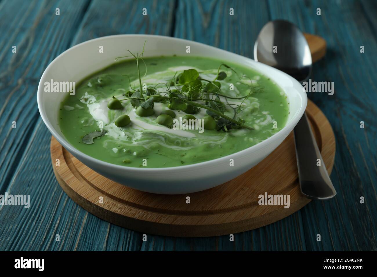 concept-of-tasty-eating-with-pea-soup-close-up-stock-photo-alamy