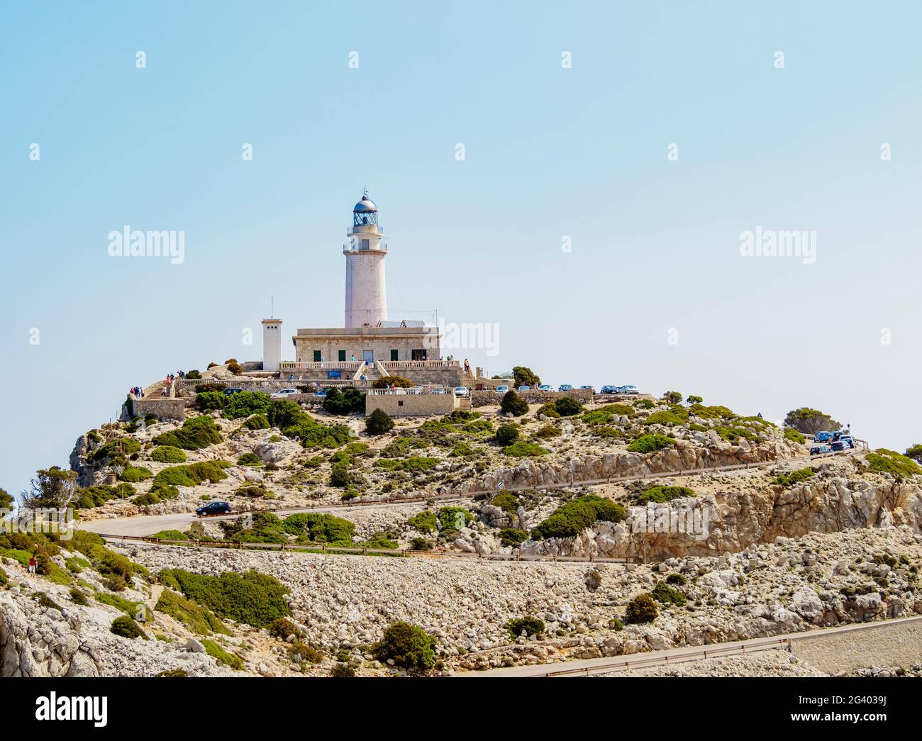 Lighthouse Far de Formentor at Formentor Peninsula, Cap de Formentor,  Mallorca or Majorca, Balearic Islands, Spain Stock Photo - Alamy