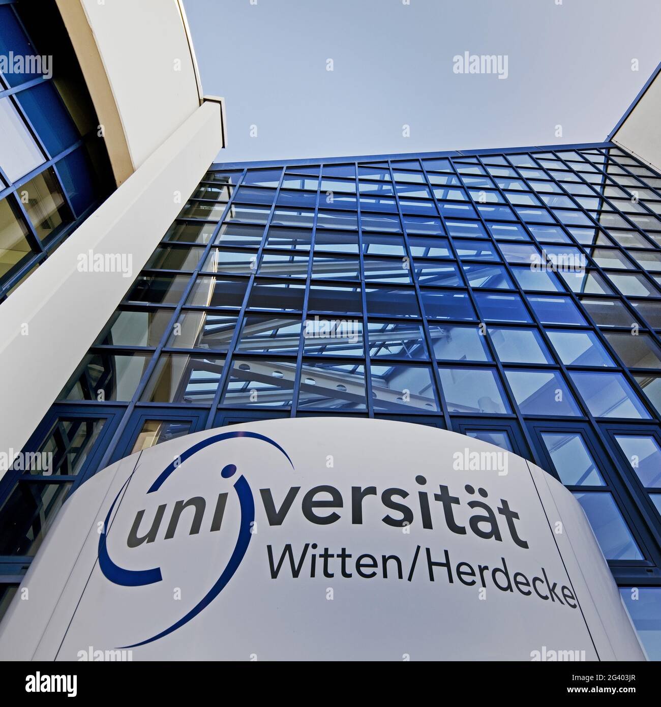 Universitaet Witten / Herdecke, first German private university, Witten, Ruhr area, Germany, Europe Stock Photo