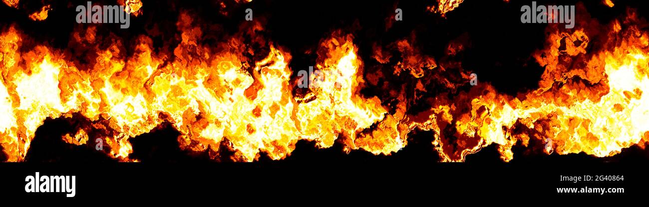 Stylized fire banner background Stock Photo - Alamy