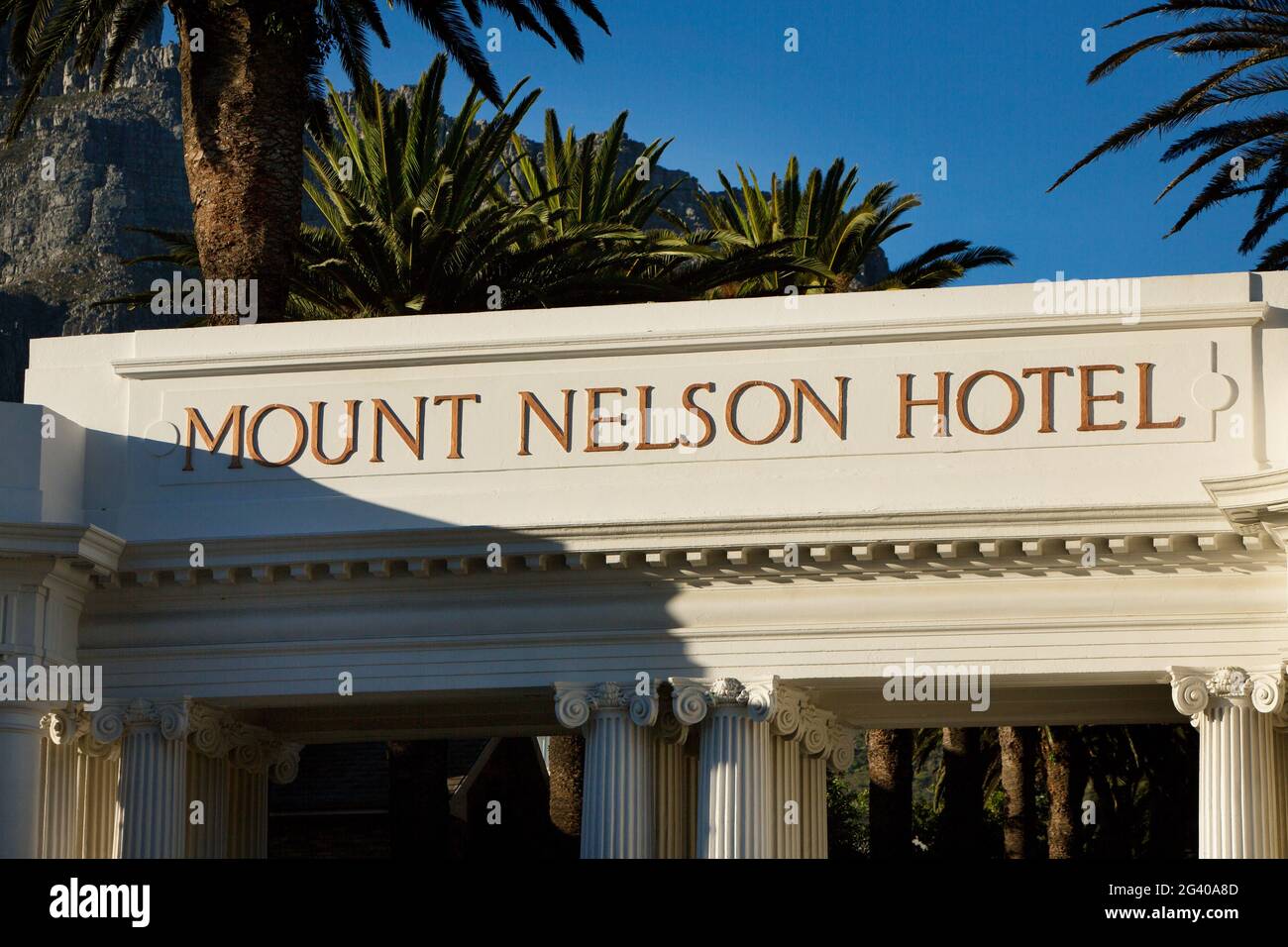 SOUTH AFRICA. WESTERN CAPE. CAPETOWN. MOUNT NELSON HOTEL Stock Photo