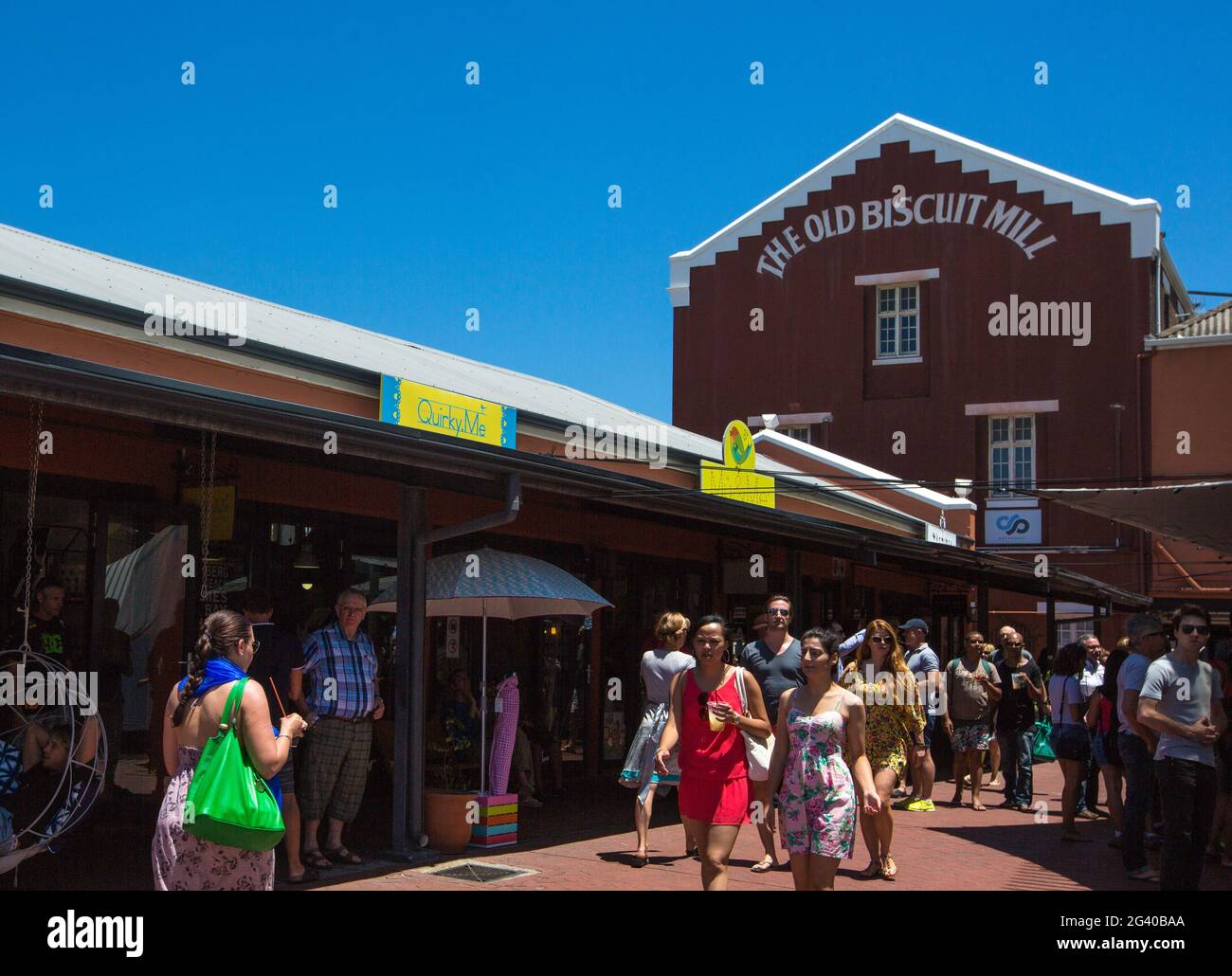 SOUTH AFRICA. WESTERN CAPE. CAPETOWN.  ORGANIC MARKET AT WOODSTOCK, ON OF HIPSTER CAPE TOWN DISTRICT. THE WHOLE CITY IS FOUND THERE ON SUNDAY MORNING Stock Photo