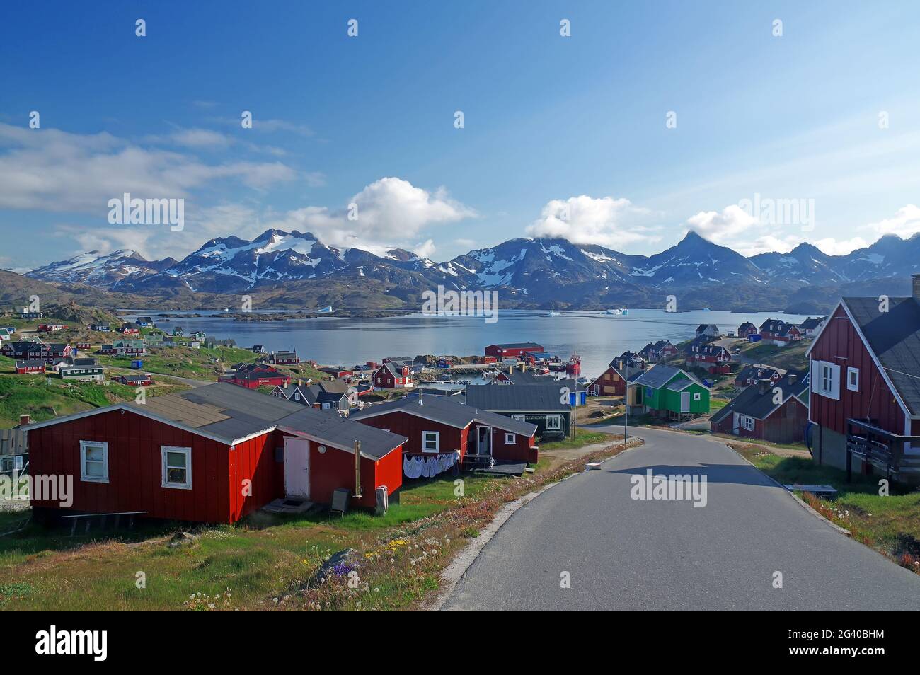 Living in eastern Greenland Stock Photo Alamy