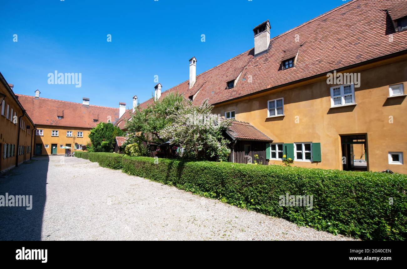 Augsburg, Germany. 18th June, 2021. There is a lot of green behind the