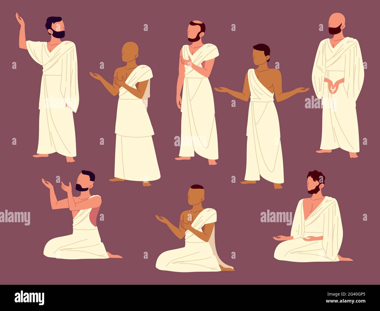 Mosque worship muslim man Stock Vector Images - Alamy