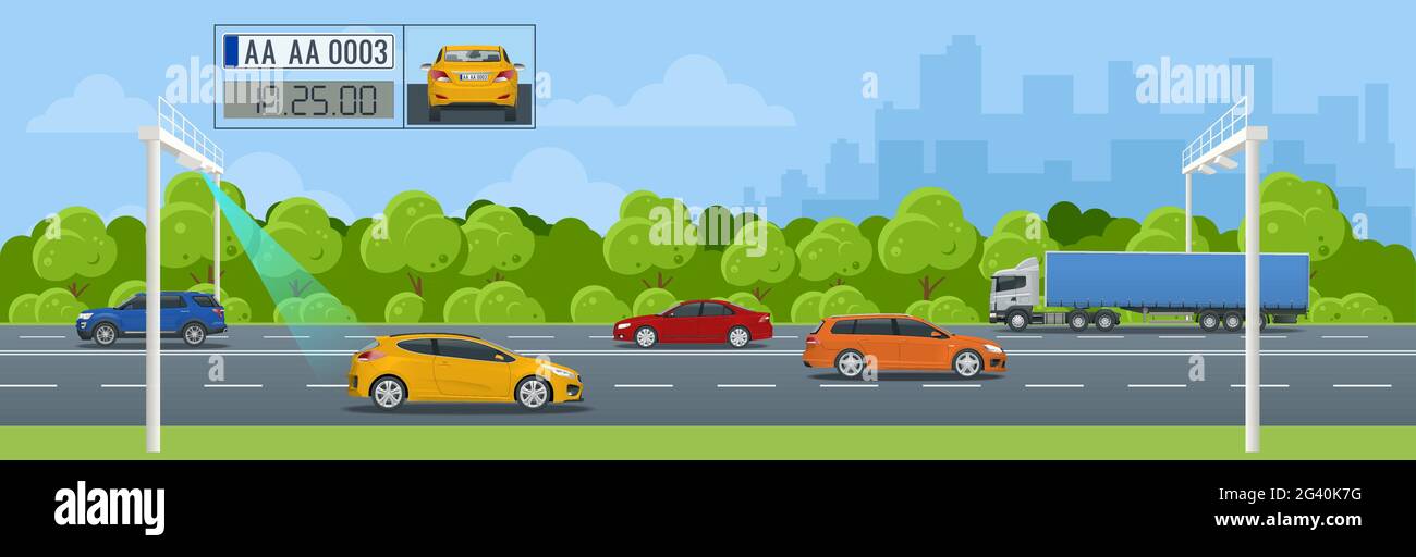 SPECS, average speed measuring speed camera system. Average speed