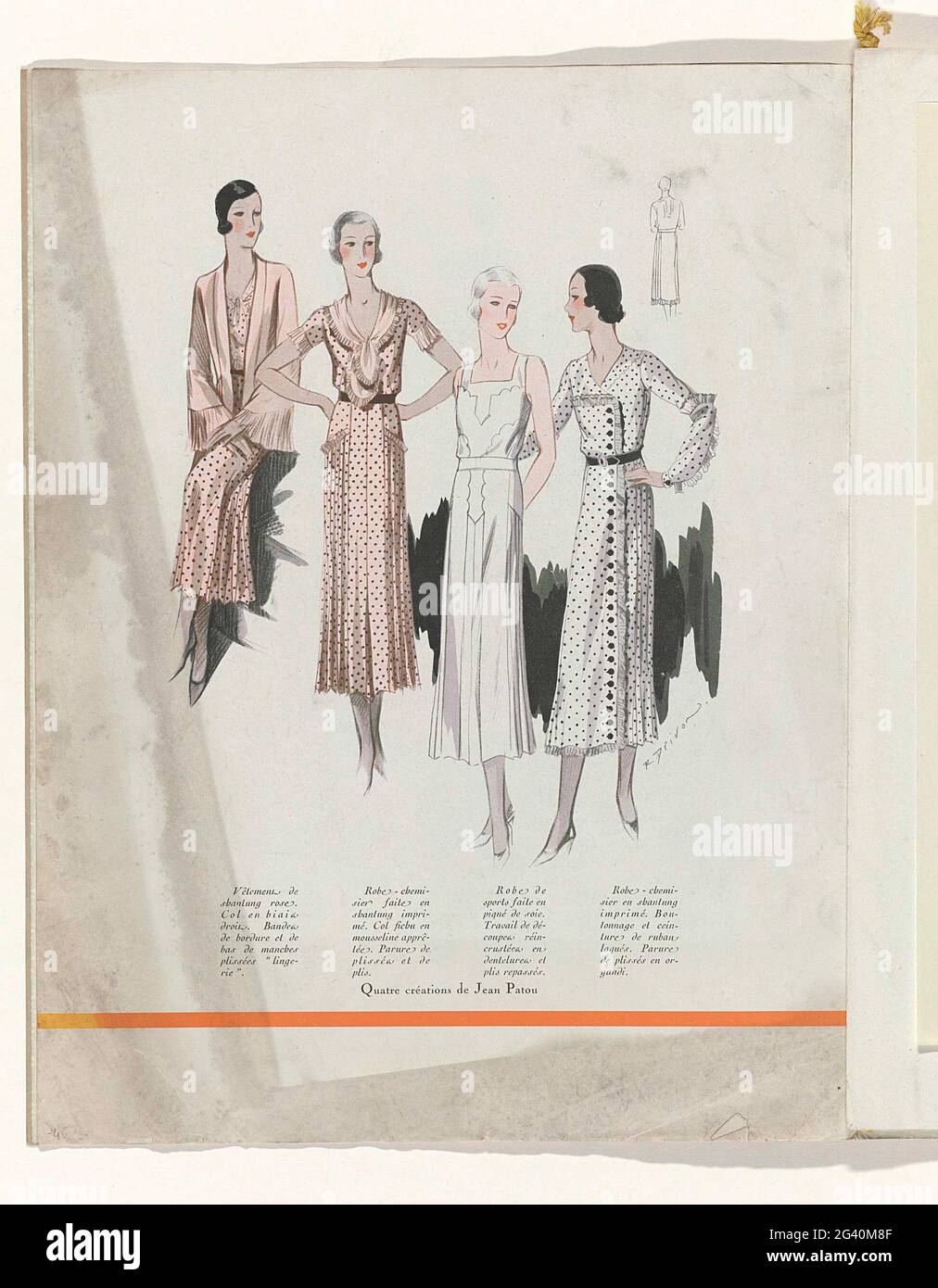 Four shapes from Jean Patou 