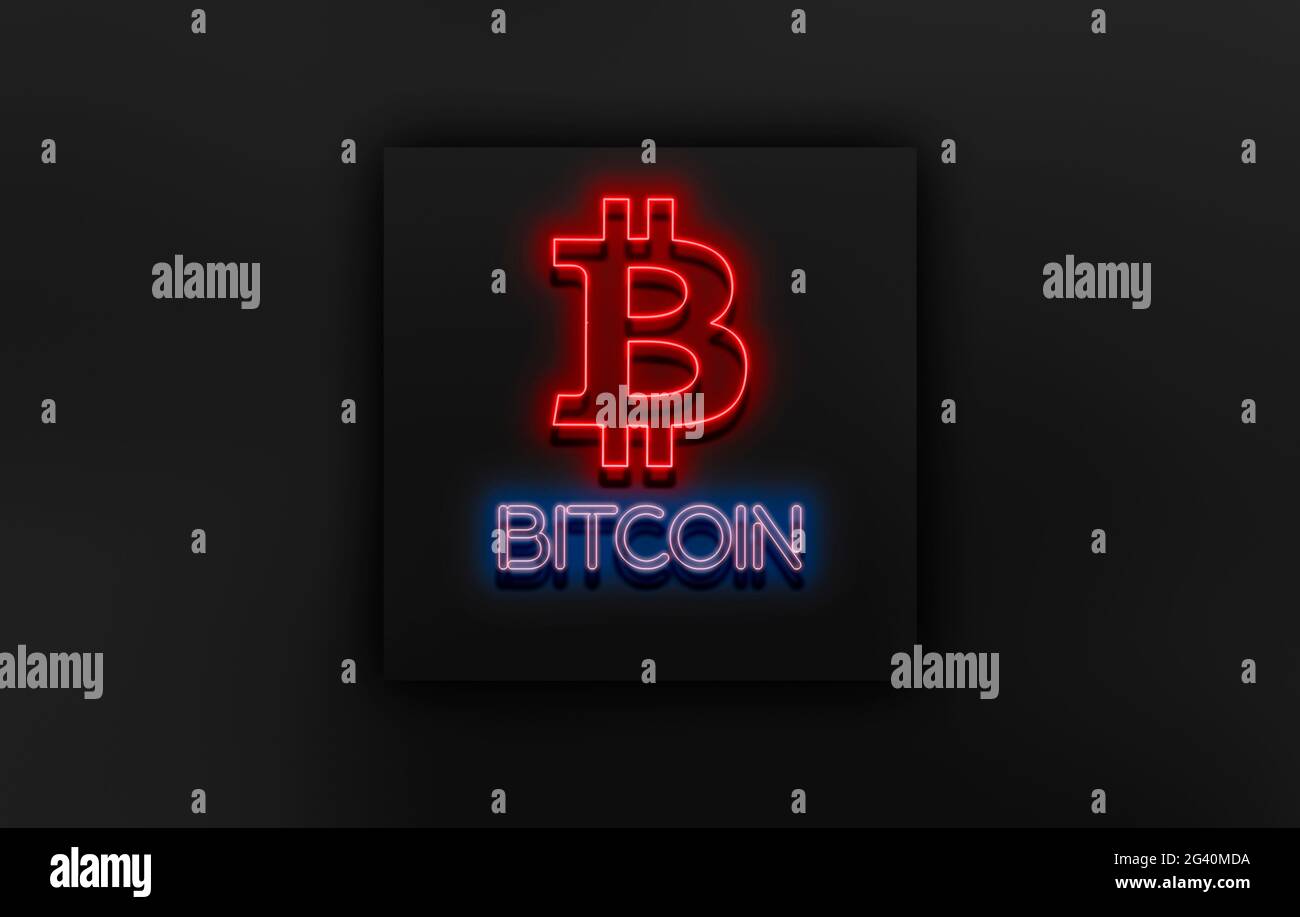 Having Bitcoin Text Glowing bitcoin hi-res stock photography and images - Alamy