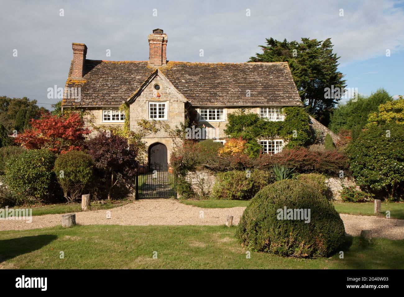 Desirable detached house in Wisborough Green Sussex Stock Photo
