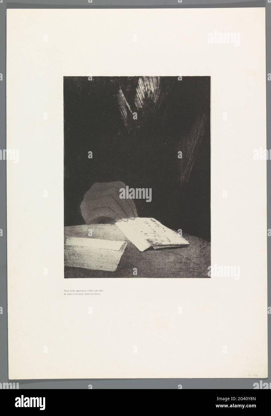 Selon Toute Apparence C Tait Une Main De Chair Et De Sang Comme La Mienne La Maison Hautee 6 Litho S Wrap Title Sheet The Haunted House La Maison Hantee Illustrations For Text By