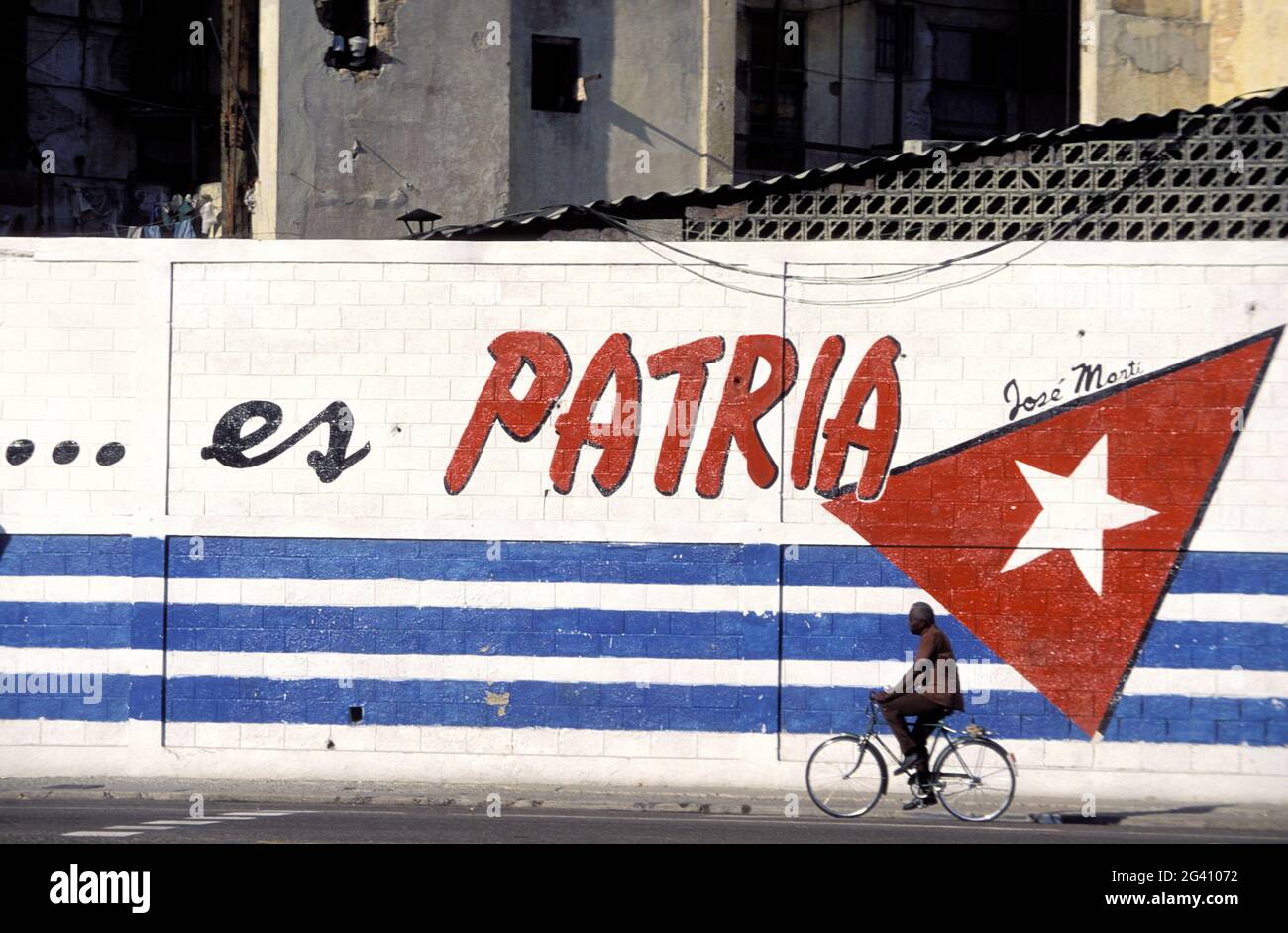 CUBA, LA HAVANE, PROPAGANDA Stock Photo