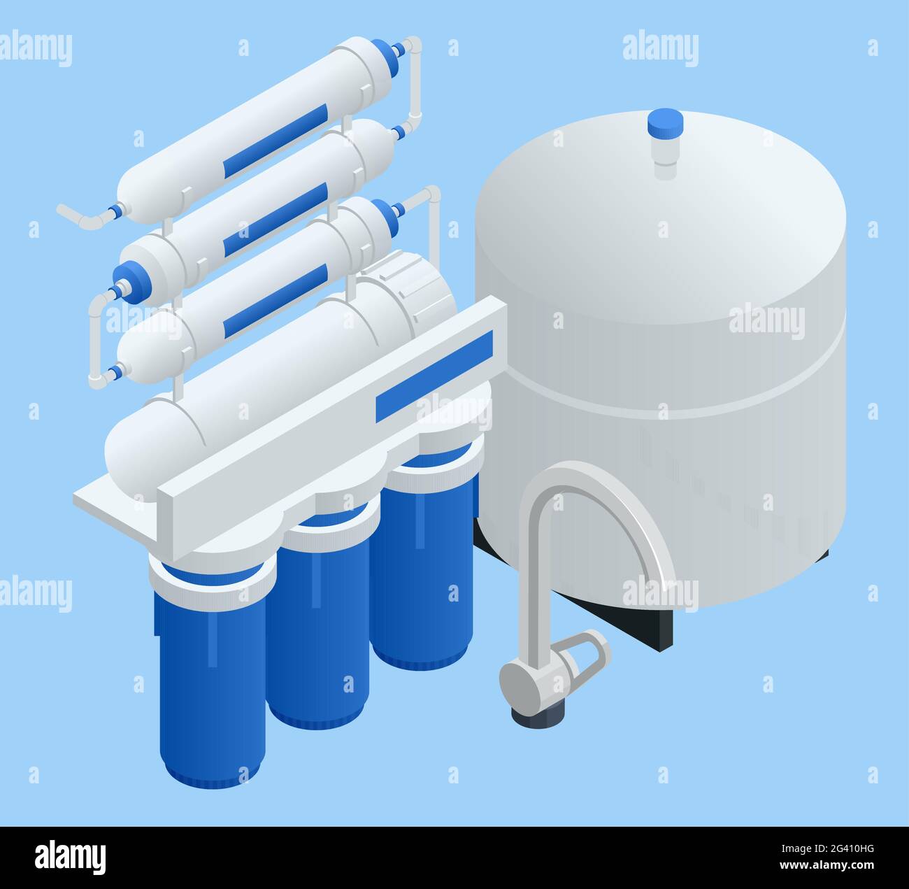 Reverse osmosis drinking water Stock Vector Images Alamy