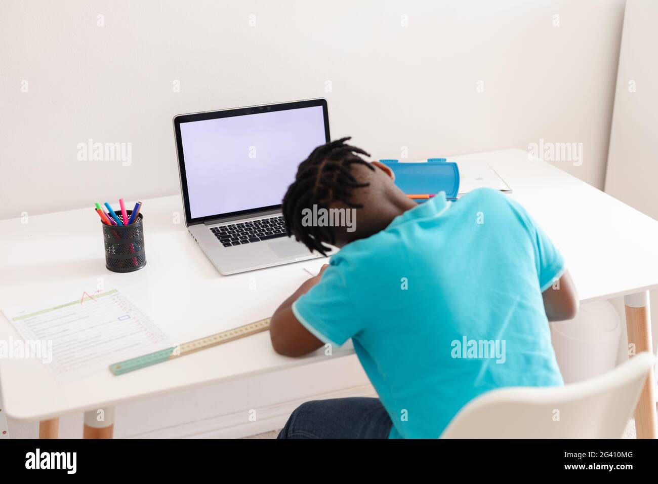 African american boy rear hi-res stock photography and images - Alamy