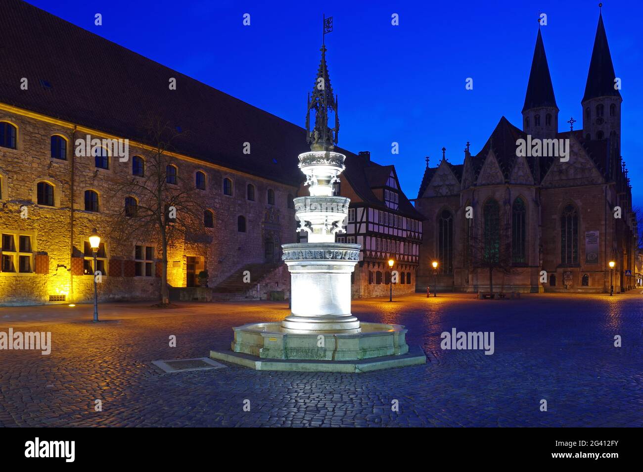 The old centre of Brunswiek in Germany Stock Photo