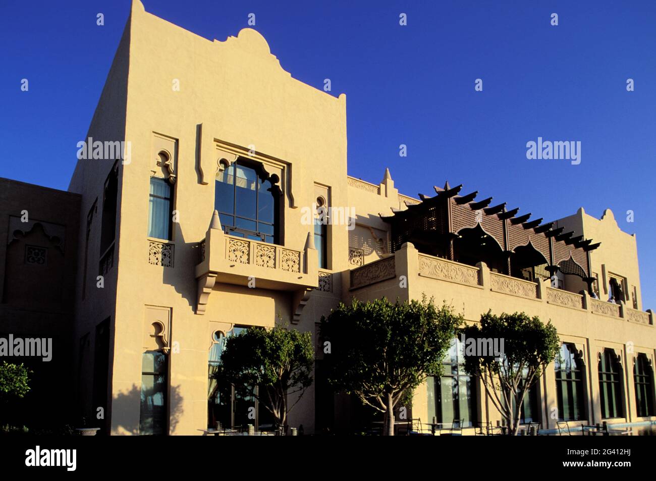 EMIRATES (UNITED ARAB EMIRATES) DUBAI. LUXURY ONE & ONLY ROYAL MIRAGE HOTEL Stock Photo
