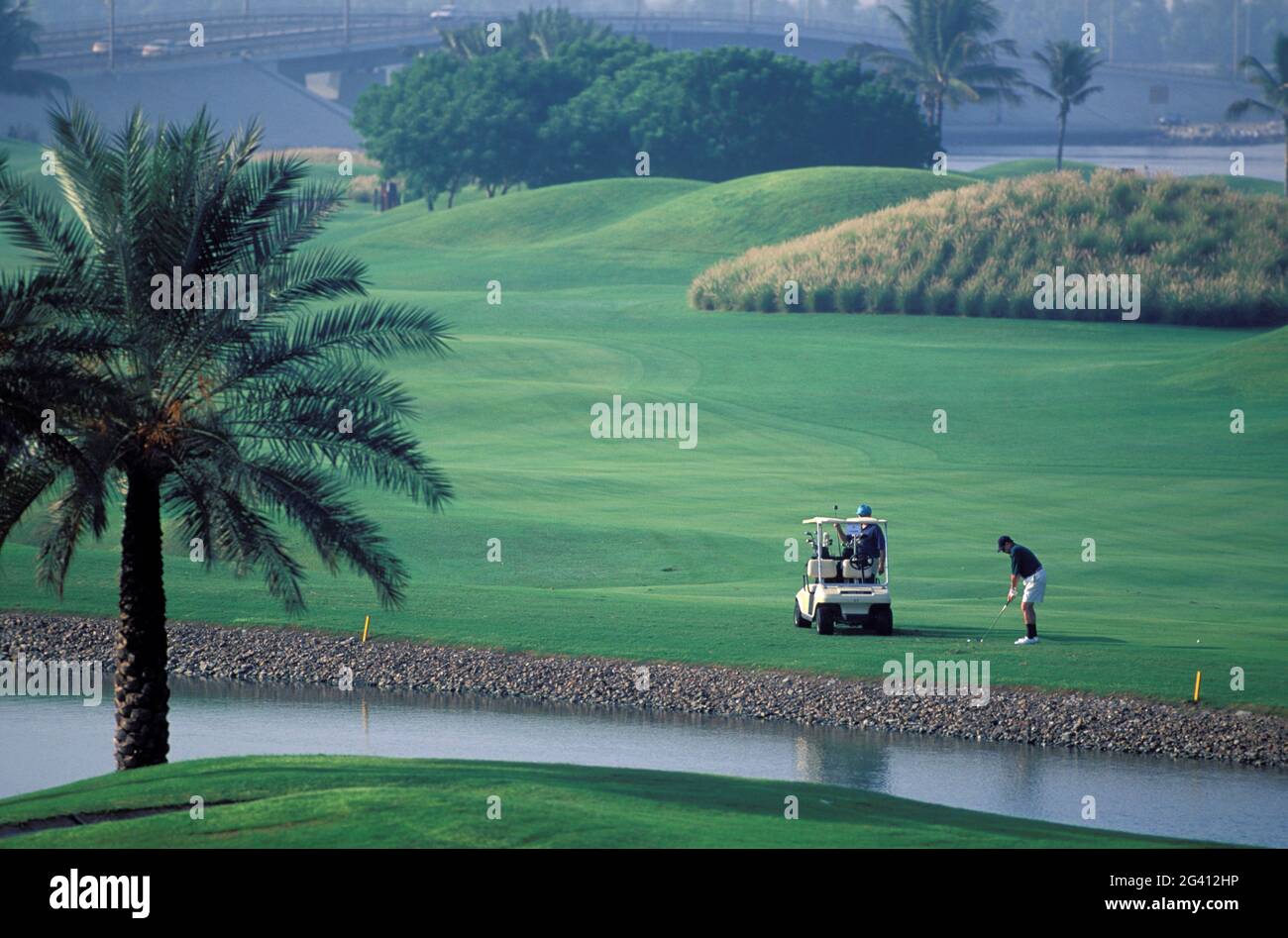 EMIRATES (UNITED ARAB EMIRATES) DUBAI. THE DUBAI CREEK GOLF CLUB Stock