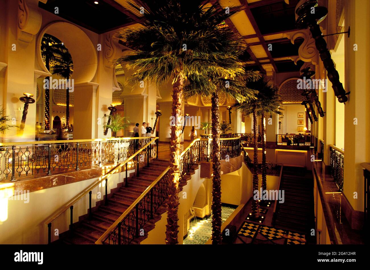 Emirates Dubai The One Only Royal Mirage Hotel On Jumeirah Beach Stock Photo Alamy