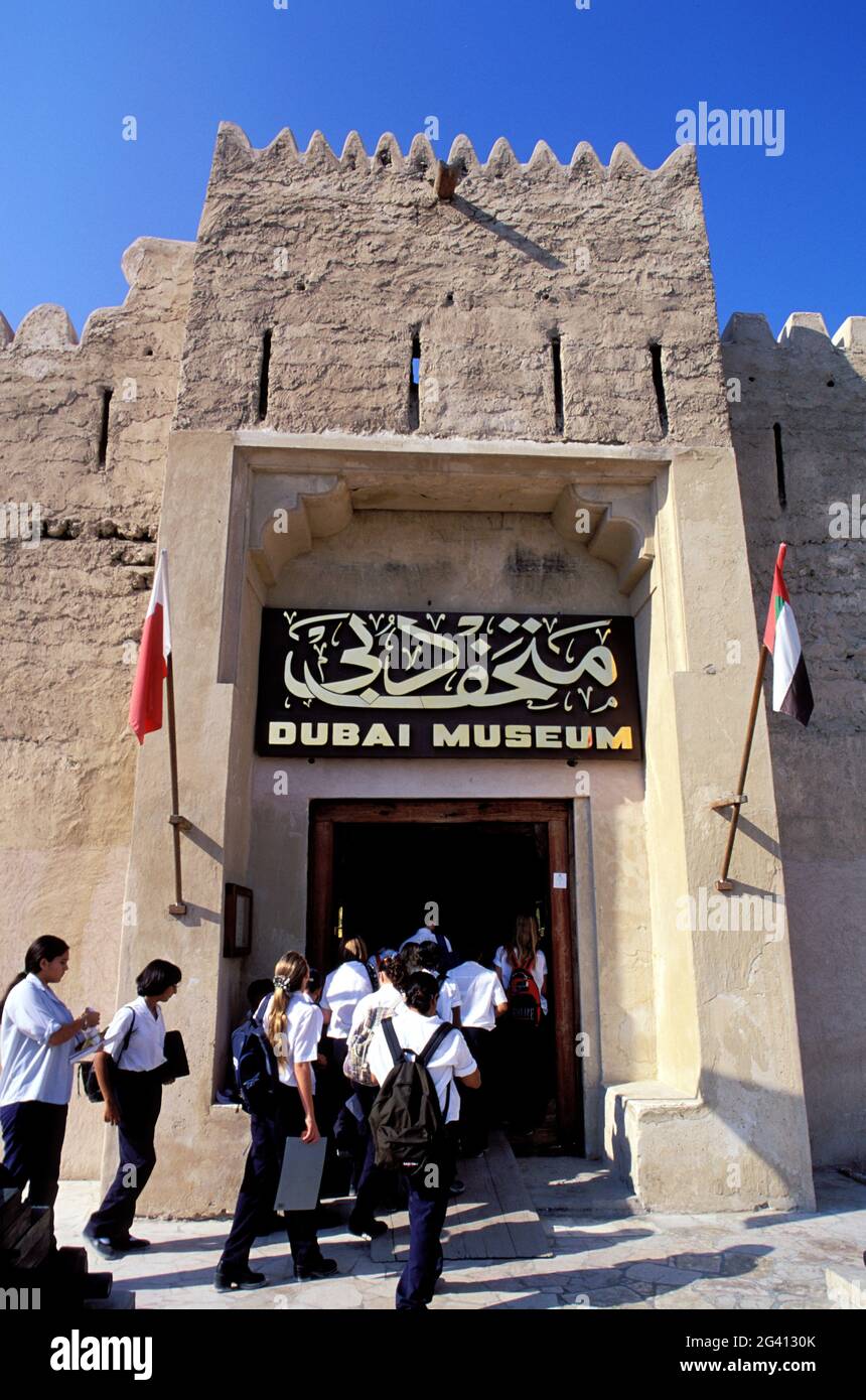 EMIRATES (UNITED ARAB EMIRATES) DUBAI. THE DUBAI MUSEUM Stock Photo