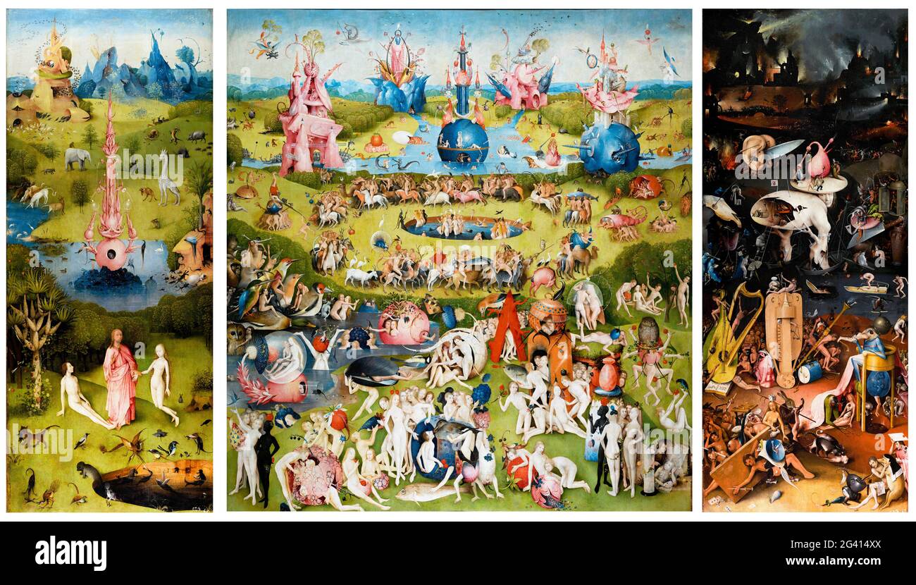 Garden of earthly delights bosch hi-res stock photography and images - Alamy