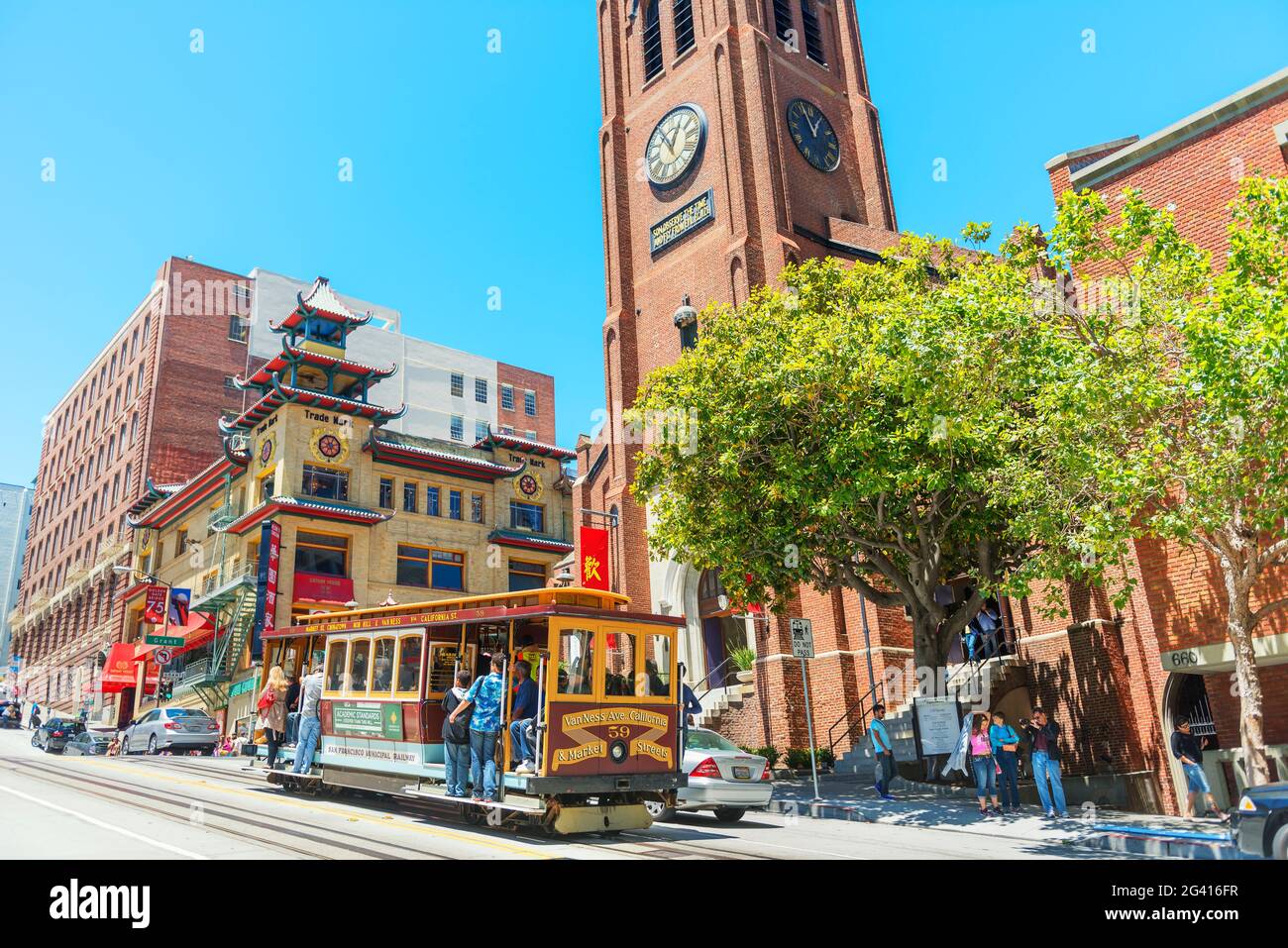 Powell Hyde Line Cable Car San Francisco
