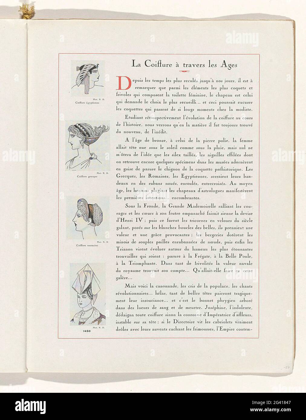 La Coiffure High Resolution Stock Photography And Images Alamy