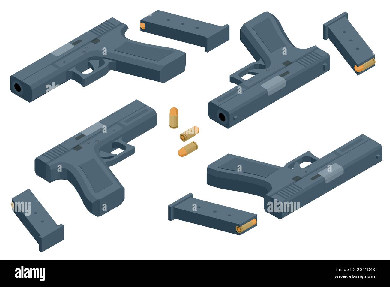 Desert eagle pistol Stock Vector Images - Alamy