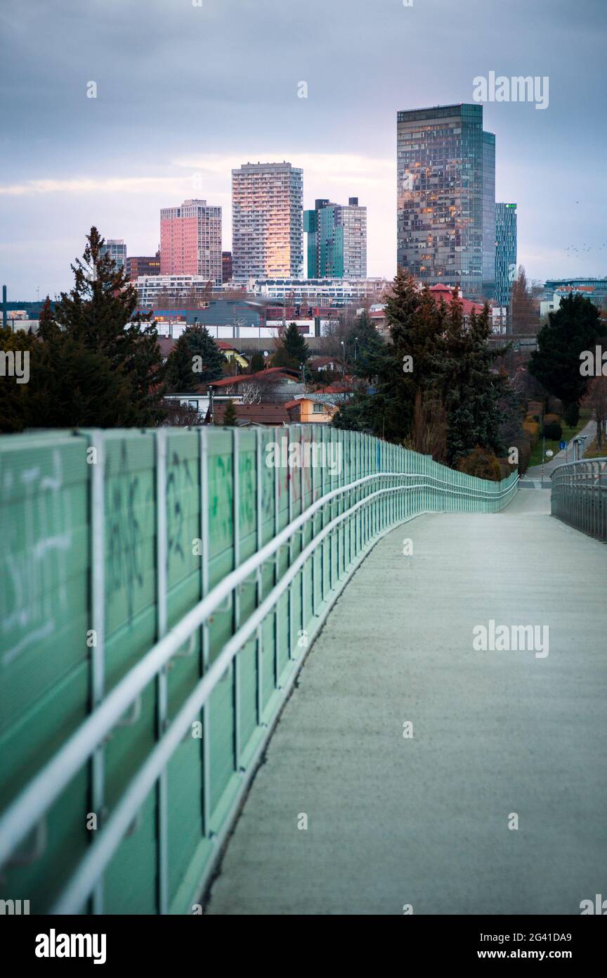 Vienna Skyline With Skyscrapers High Resolution Stock Photography and ...