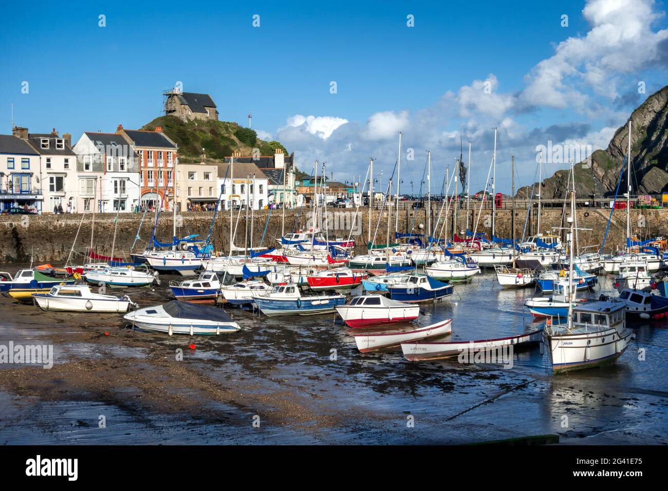 View of harbour Stock Photo Alamy