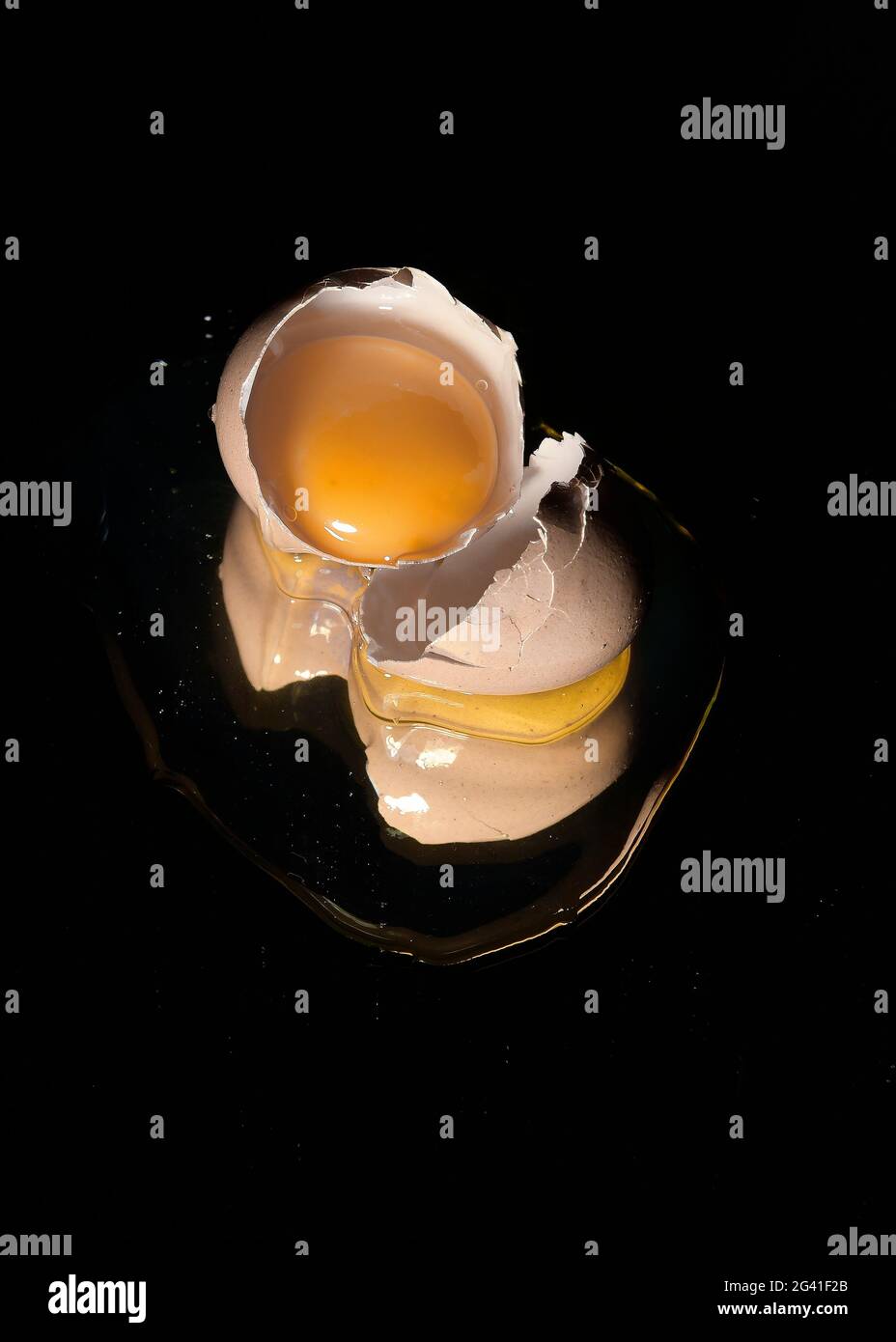 egg yolk Stock Photo