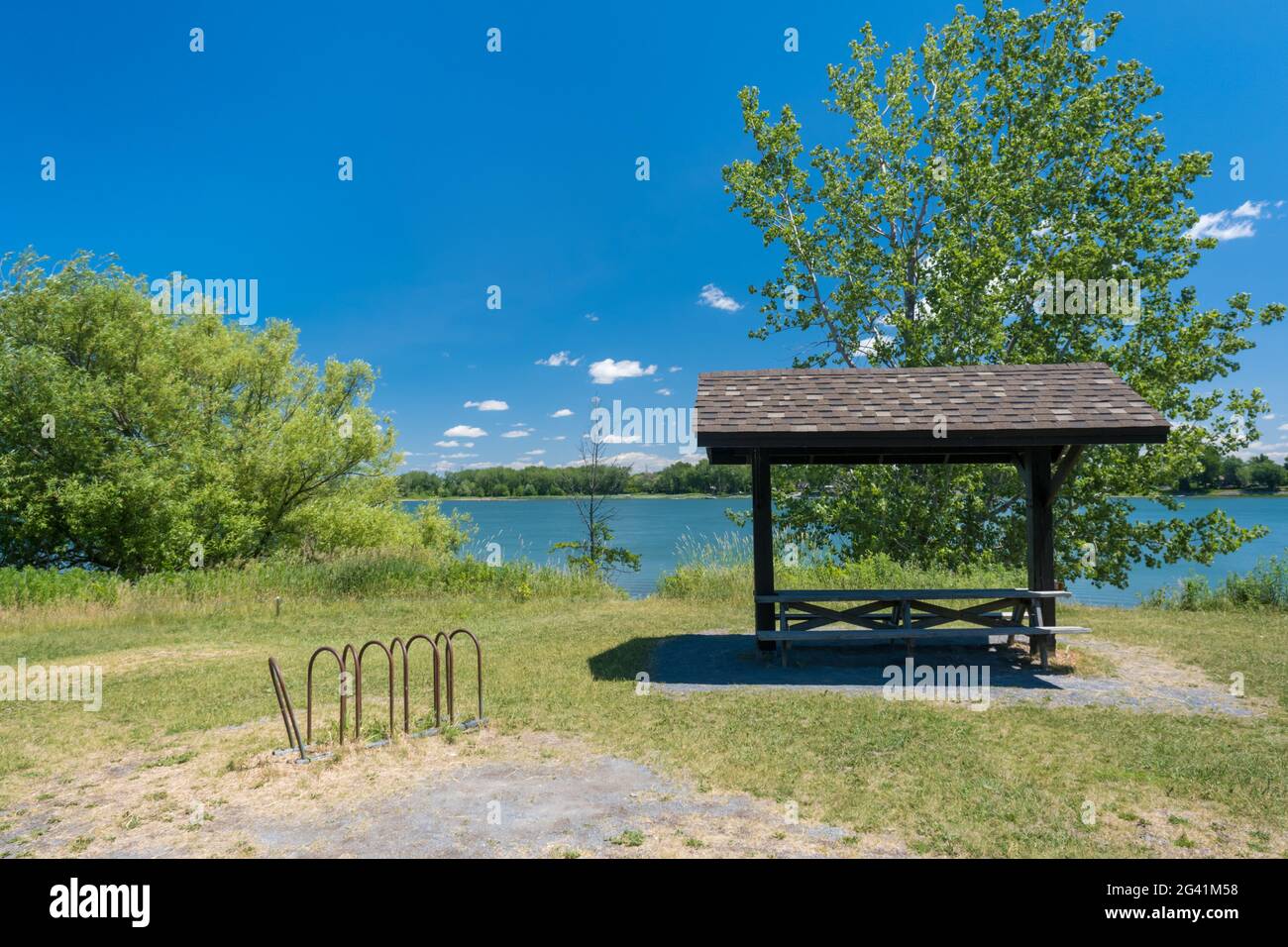 ÎlesdeBoucherville National Park in June 2021, Quebec, Canada Stock