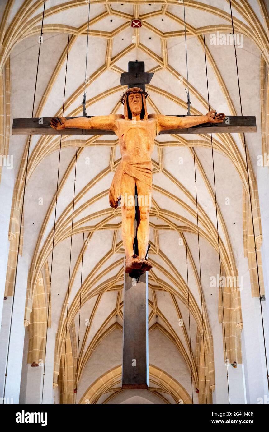 Choir arch cross; Josef Henselmann; 1954; Modern; Stock Photo