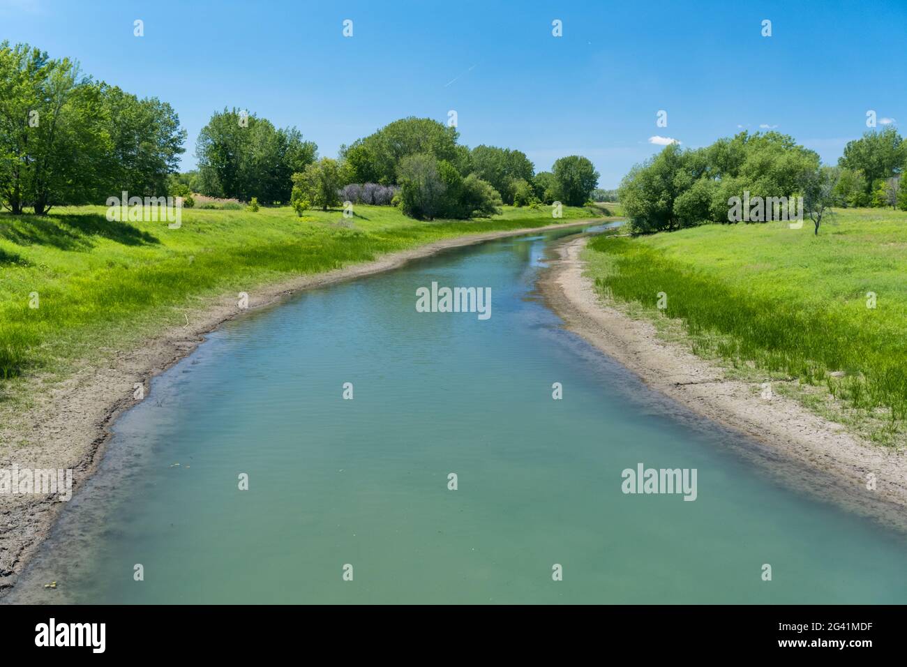 ÎlesdeBoucherville National Park in June 2021, Quebec, Canada Stock