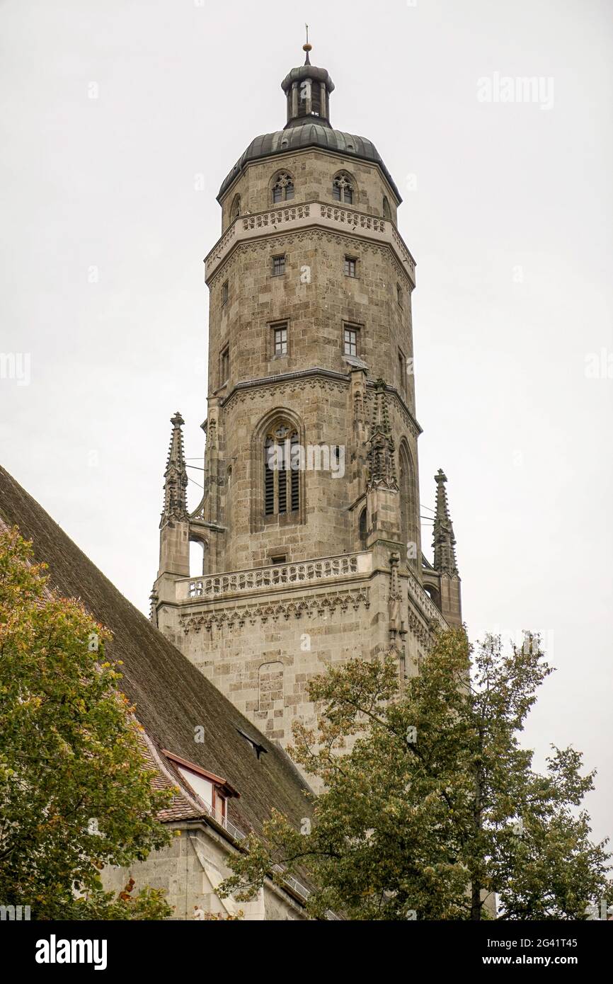 St. George's Church, Church Tower Daniel, Nördlingen, Bavaria
