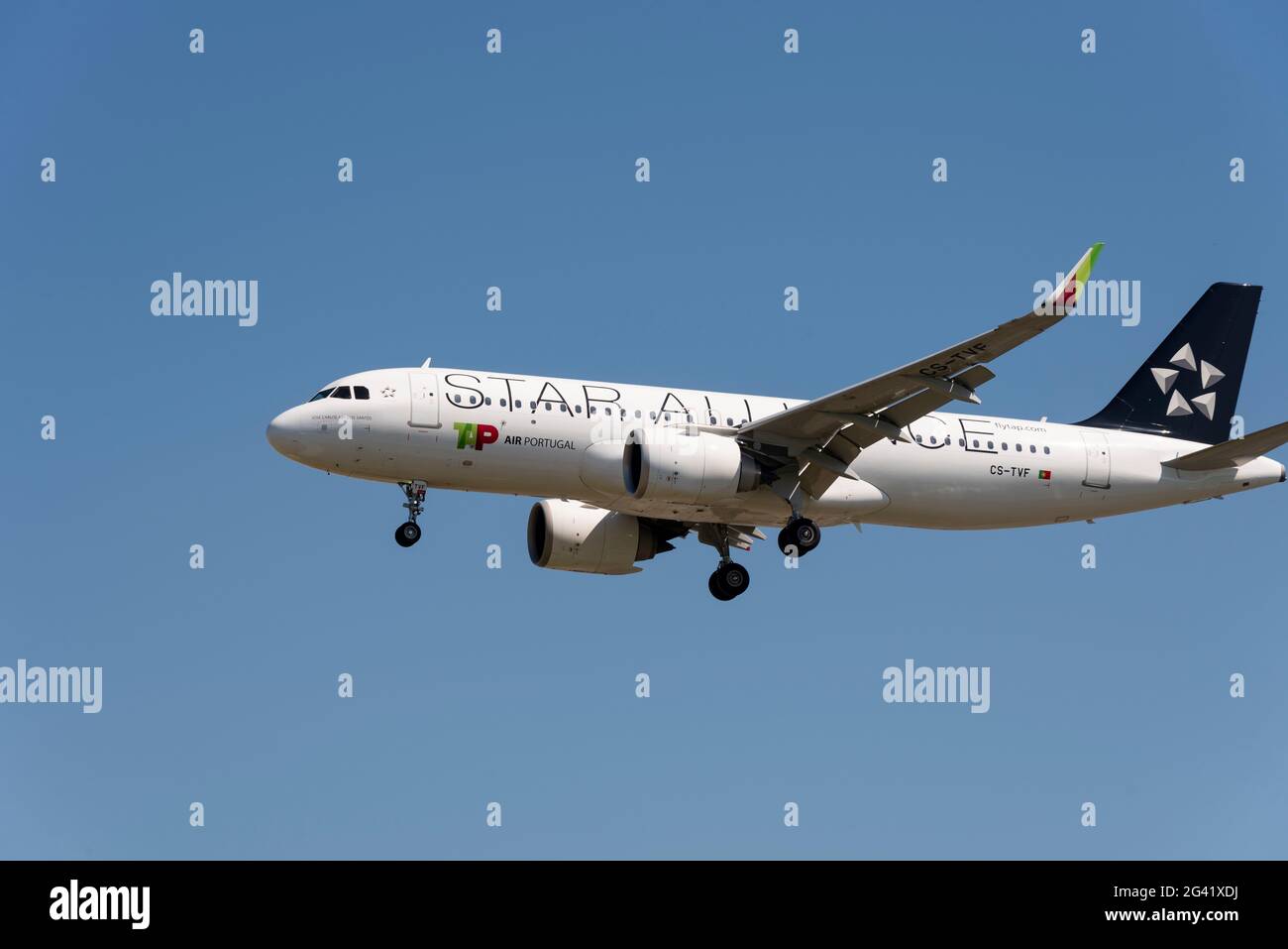 Tap air portugal star alliance hi-res stock photography and images - Alamy