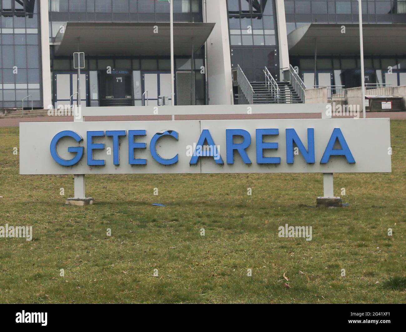 GETEC Arena Magdeburg in Saxony-Anhalt Stock Photo