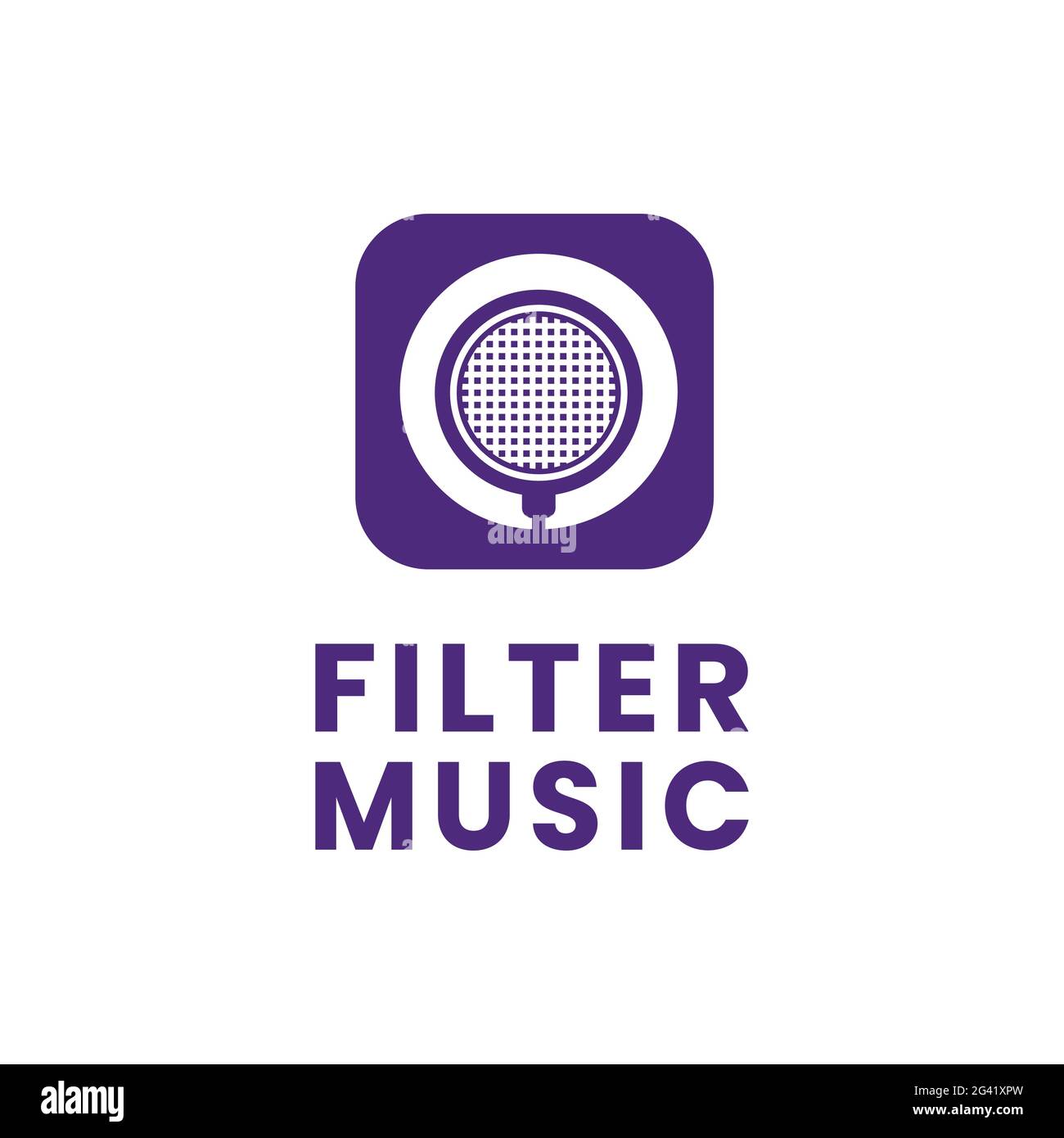 Microphone Pop Filter for Music Audio Studio Company Brand Business and  Mobile App Logo Design Stock Vector Image & Art - Alamy
