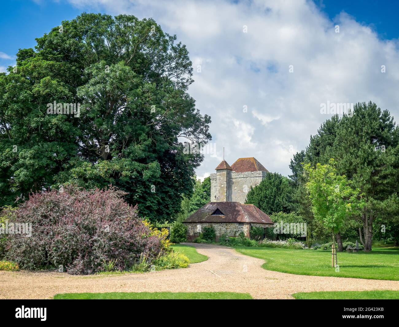 EXterior View of Michelham Priory and Gardens Stock Photo Alamy