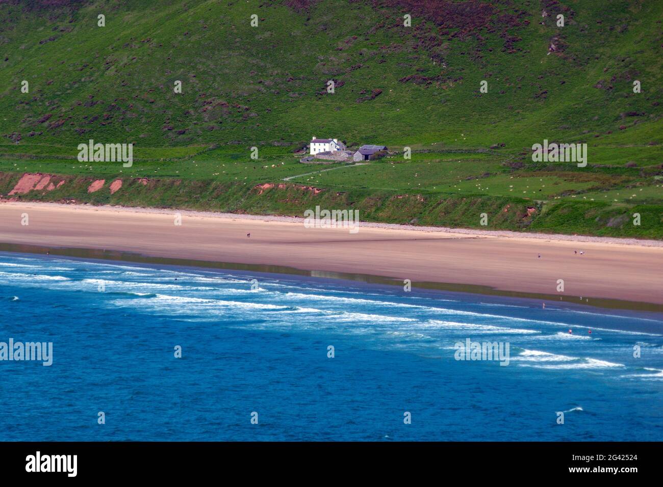 Gower wales house hires stock photography and images Alamy