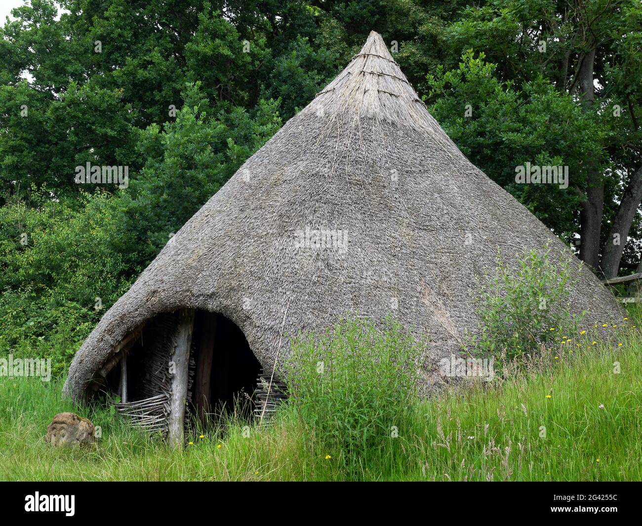 Bronze age house reconstruction hires stock photography and images Alamy