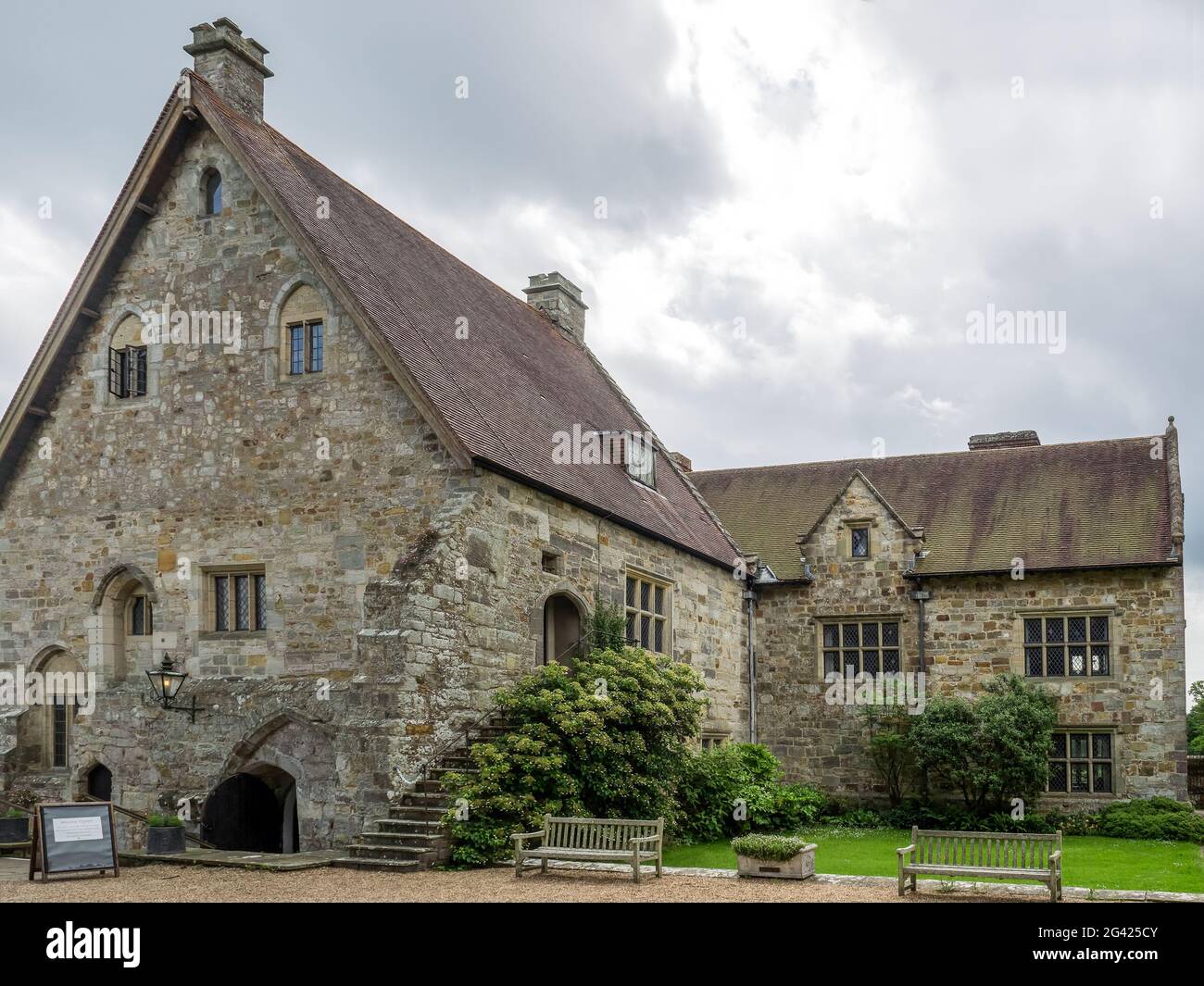 EXterior View of Michelham Priory Stock Photo Alamy
