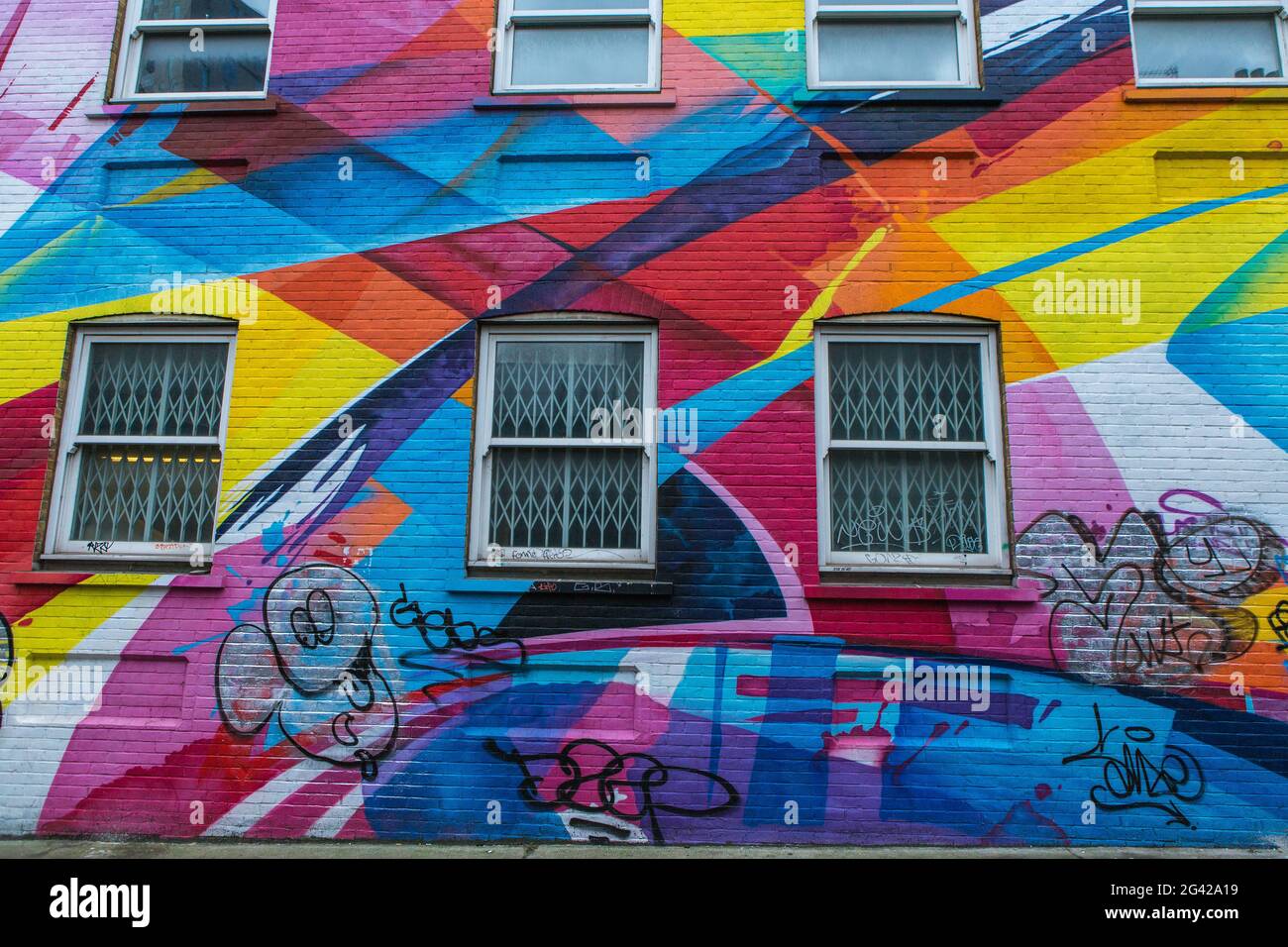 United kingdom london street art stock photo alamy