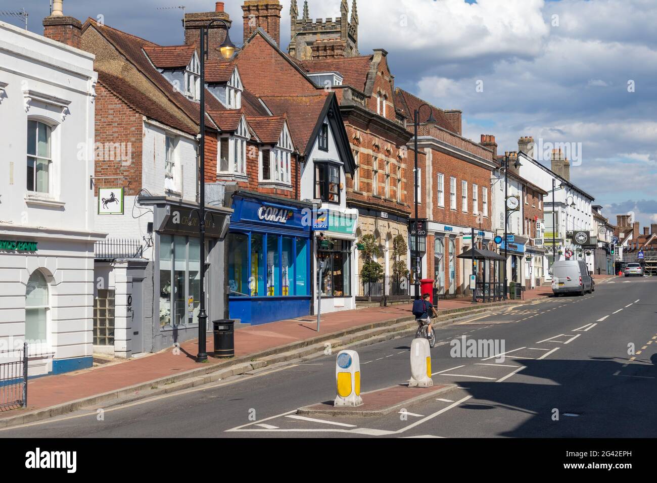 View Of High Street Shops In East Grinstead West Sussex , 40 OFF