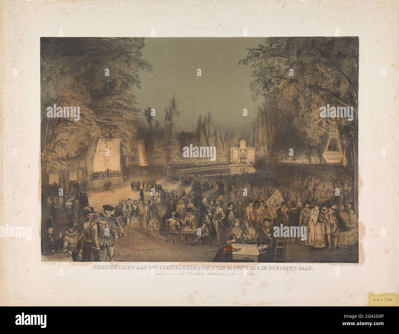 1856 Graduation Reminder of the festive evening of 19 June 1856. In the new job ...