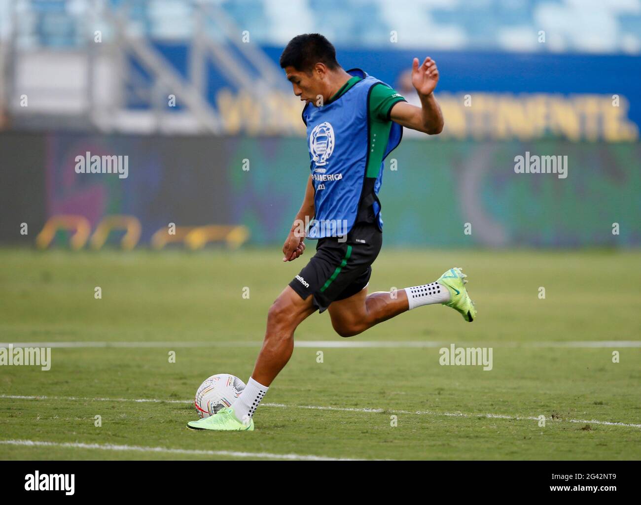 Soccer Football Copa America 21 Group A Chile V Bolivia Arena Pantanal Cuiaba Brazil June 18 21 Bolivia S Erwin Saavedra During The Warm Up Before The Match Reuters Mariana Greif Stock Photo Alamy