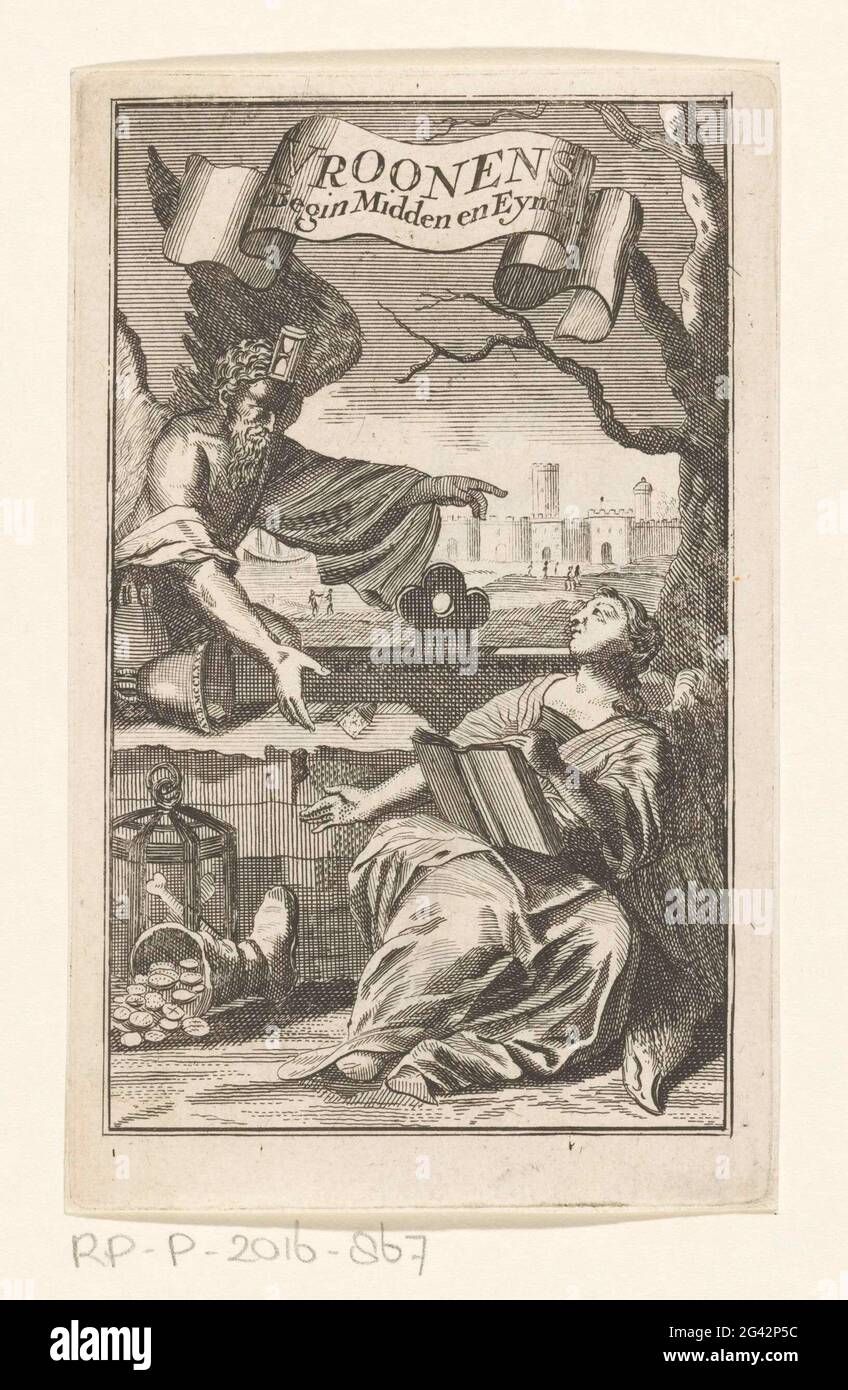 Time Personification Allegorical show with father time and history; Vroonen start in the ...