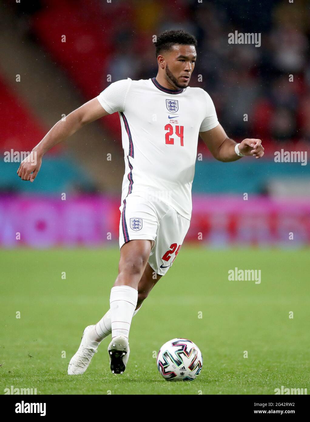 England's Reece James during the UEFA Euro 2020 Group D match at ...